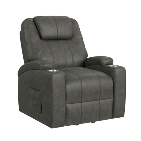 Kenmore P1 Lift Chair with Heat Massage in Simba DK Grey