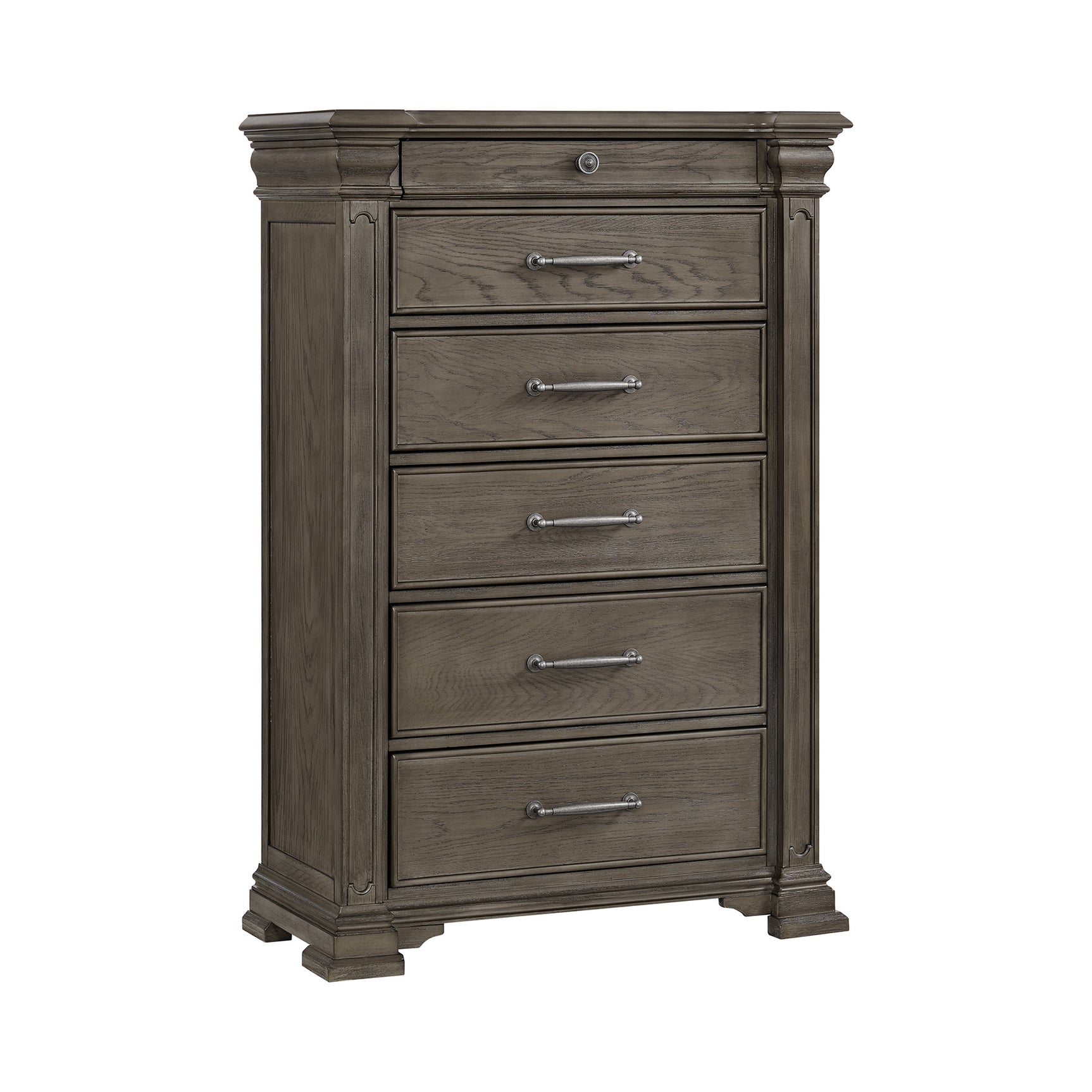 Kings Court 6-Drawer Chest in Grey