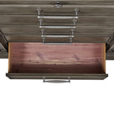Kings Court 1 Door and 7-Drawer Chest in Grey