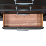 Kings Court 6-Drawer Chest in Black - Tampa Furniture Outlet