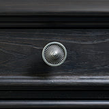 Kings Court Dresser & Mirror in Black