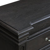 Kings Court Dresser & Mirror in Black