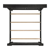 Kings Court King Bed in Black - Tampa Furniture Outlet