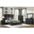 Kings Court King Storage Bed in Black – SKU B.10318.KSB | Elements