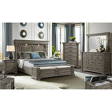 Kings Court King Storage Bed in Grey – SKU B.10315.KSB | Elements