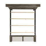 Kings Court King Storage Bed in Grey