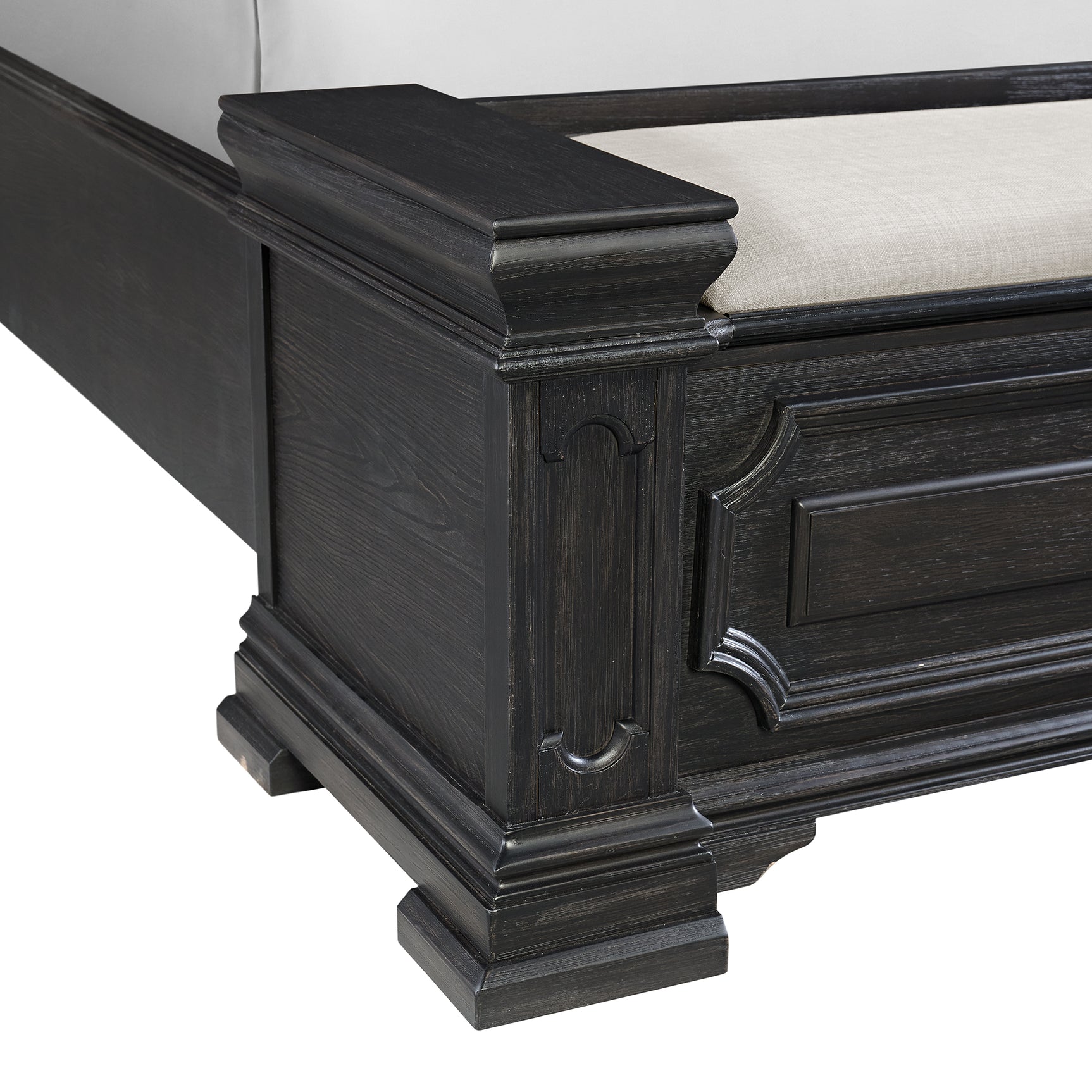 Kings Court King Storage Bed in Black