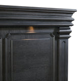 Kings Court Queen Bed in Black
