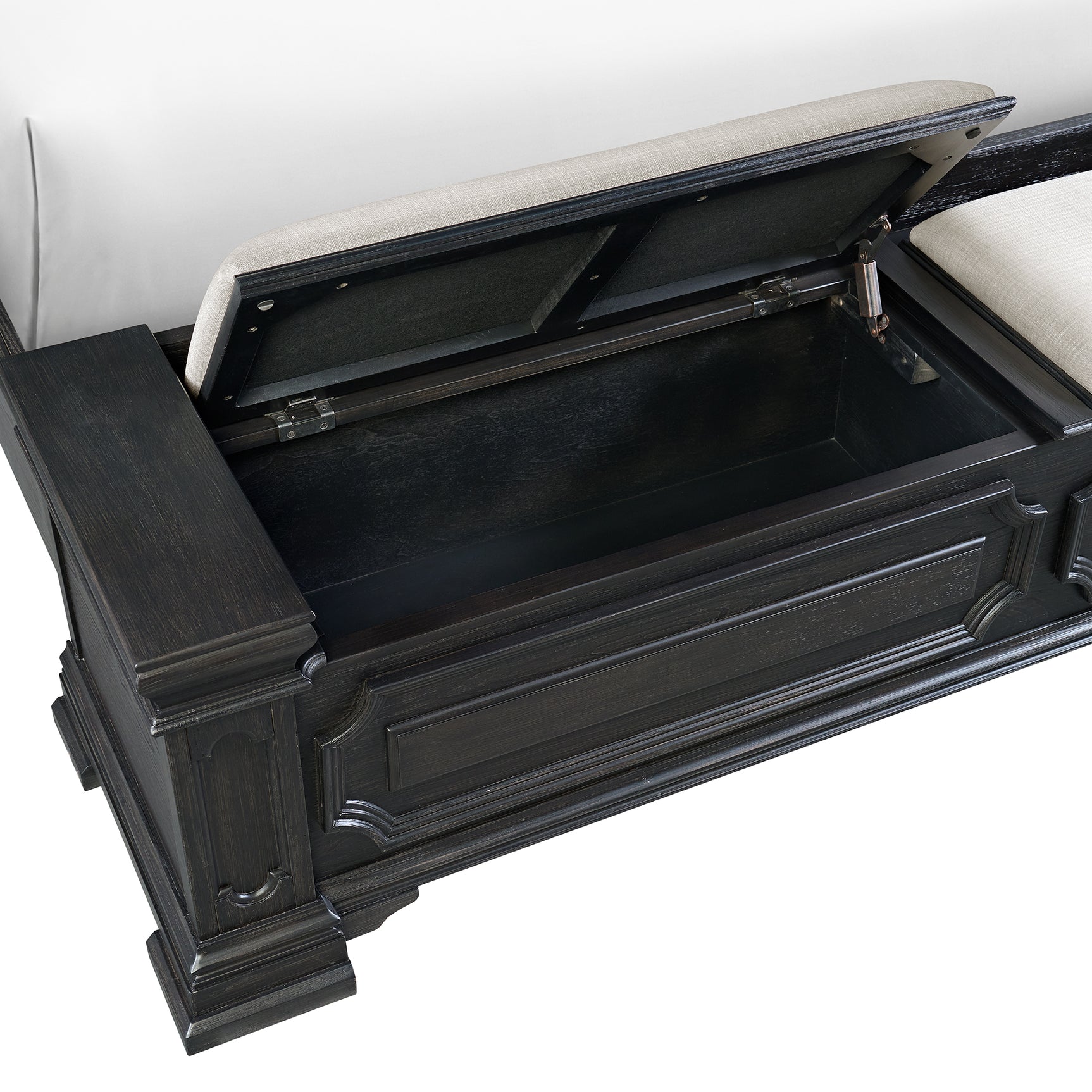 Kings Court King Storage Bed in Black