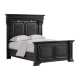 Kings Court Queen Bed in Black - Tampa Furniture Outlet