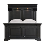 Kings Court Queen Bed in Black - Tampa Furniture Outlet