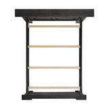 Kings Court Queen Bed in Black - Tampa Furniture Outlet