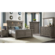 Kings Court 1 Door and 7-Drawer Chest in Grey – SKU B.10315.DCH | Elements