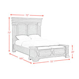 Kings Court Queen Storage Bed in Black