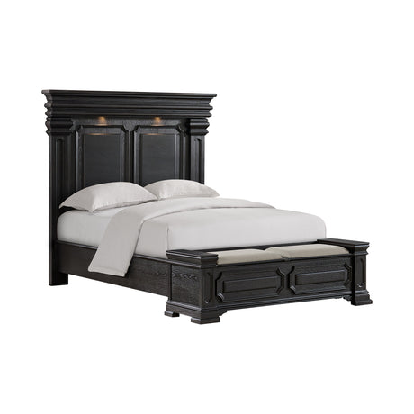 Kings Court Queen Storage Bed in Black