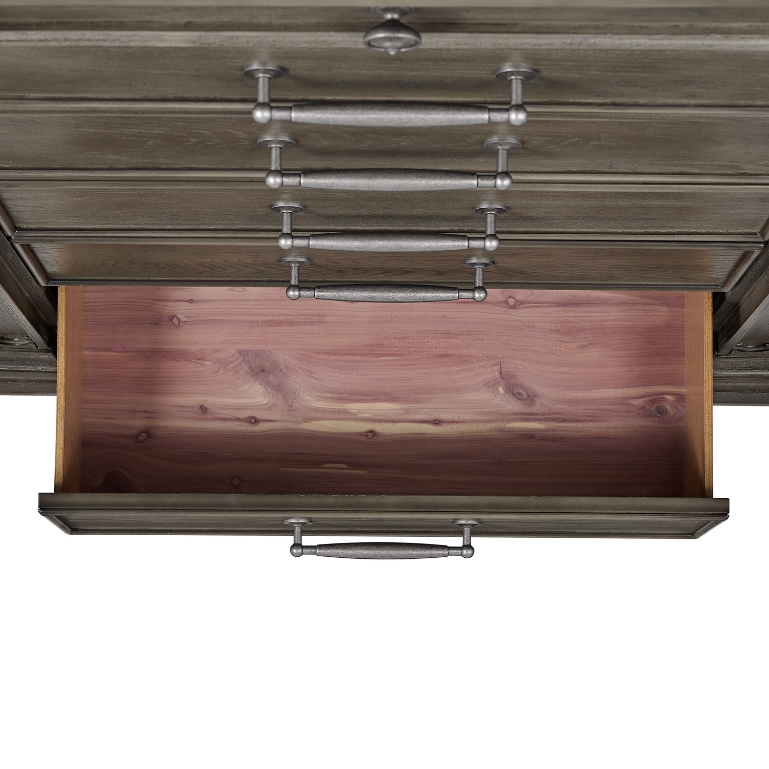 Kings Court 1 Door and 7-Drawer Chest in Grey - Tampa Furniture Outlet