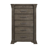 Kings Court 6-Drawer Chest in Grey - Tampa Furniture Outlet