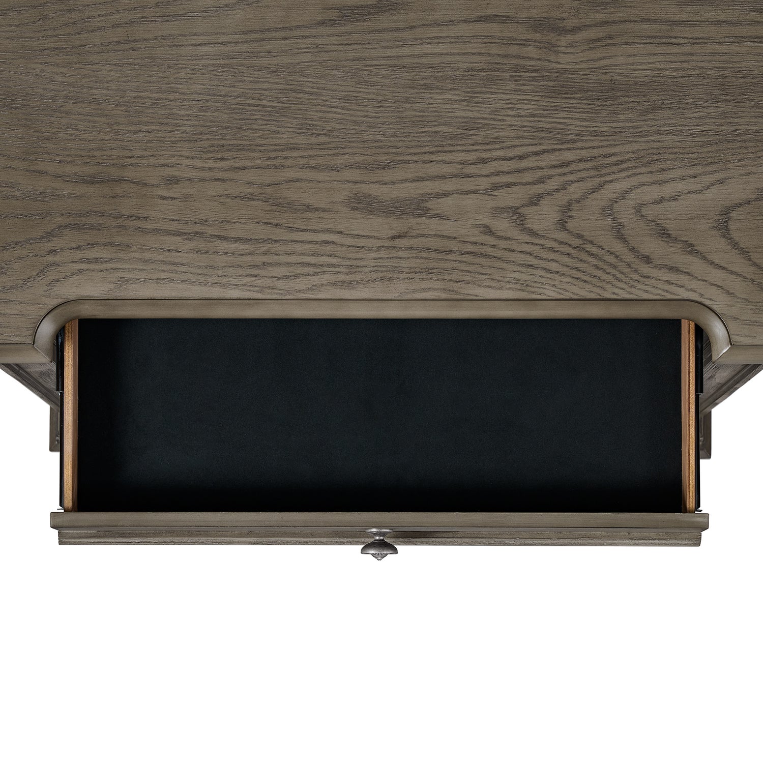 Kings Court 3-Drawer Nightstand (Sliding Top) in Grey - Tampa Furniture Outlet