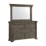 Kings Court Dresser & Mirror in Grey - Tampa Furniture Outlet