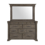 Kings Court Dresser & Mirror in Grey - Tampa Furniture Outlet