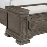Kings Court Queen Storage Bed in Grey - Tampa Furniture Outlet