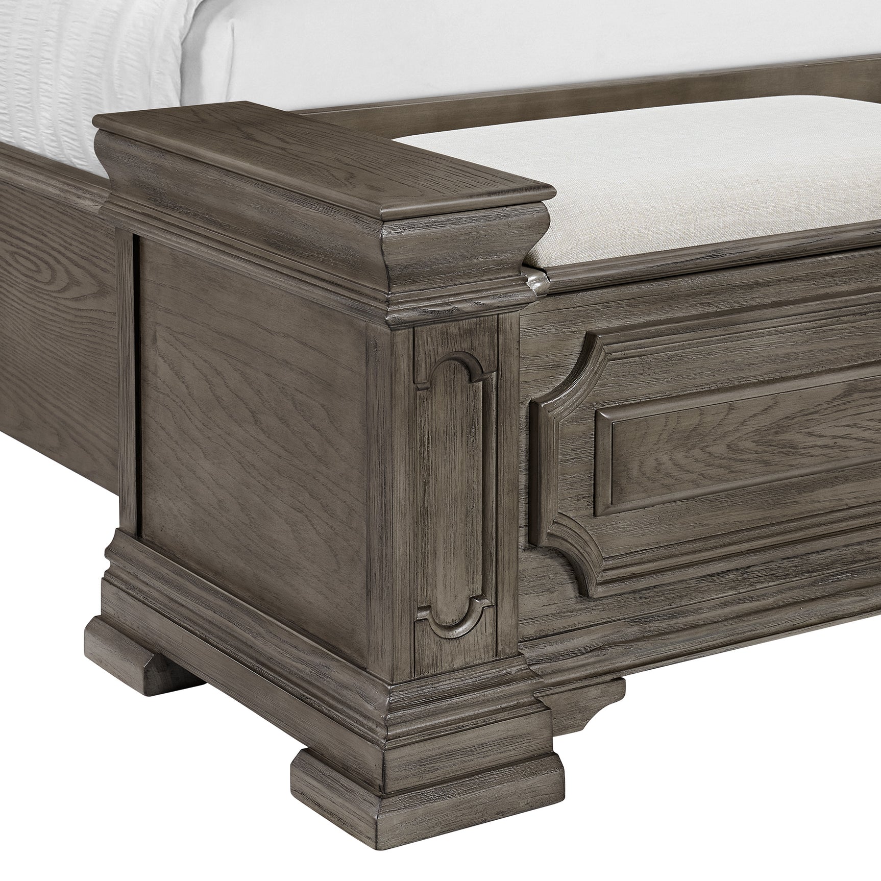 Kings Court Queen Storage Bed in Grey - Tampa Furniture Outlet