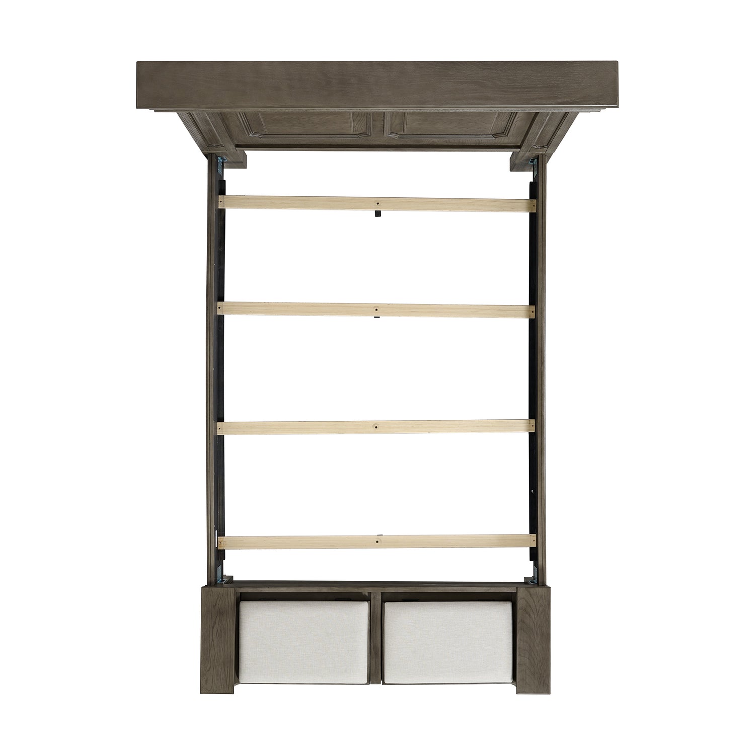 Kings Court Queen Storage Bed in Grey - Tampa Furniture Outlet