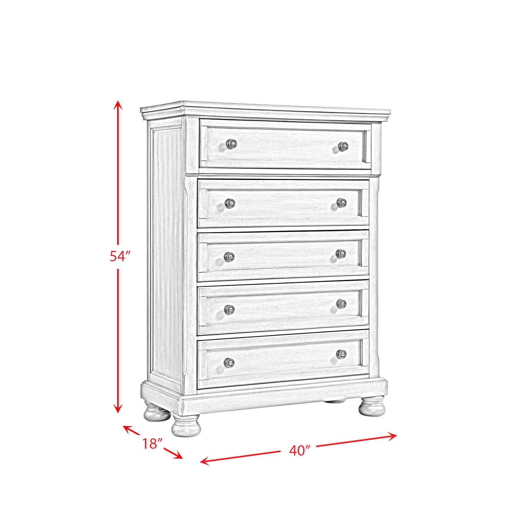 Kingston Chest (Sturdy) - Tampa Furniture Outlet