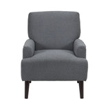 Kiwi Chair in 8077 Boucle Grey & Espresso