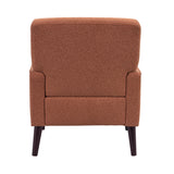 Kiwi Chair in 8077 Boucle Orange & Espresso