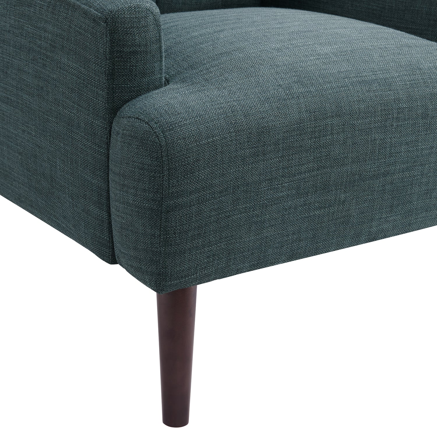 Kiwi Chair with Channel Back in Palmer Teal - Tampa Furniture Outlet