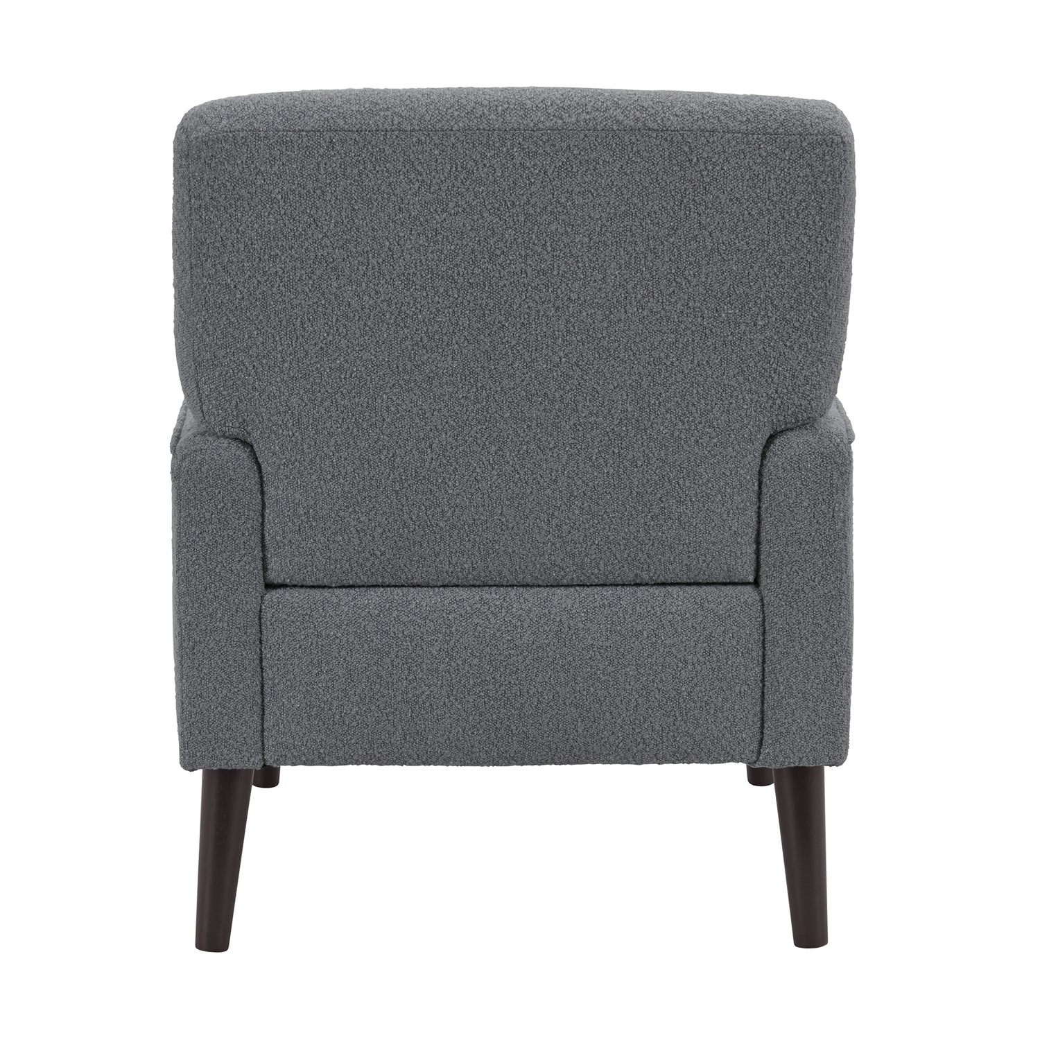 Kiwi Chair in 8077 Boucle Grey & Espresso - Tampa Furniture Outlet