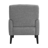 Kiwi Chair with Channel Back in Palmer Grey - Tampa Furniture Outlet