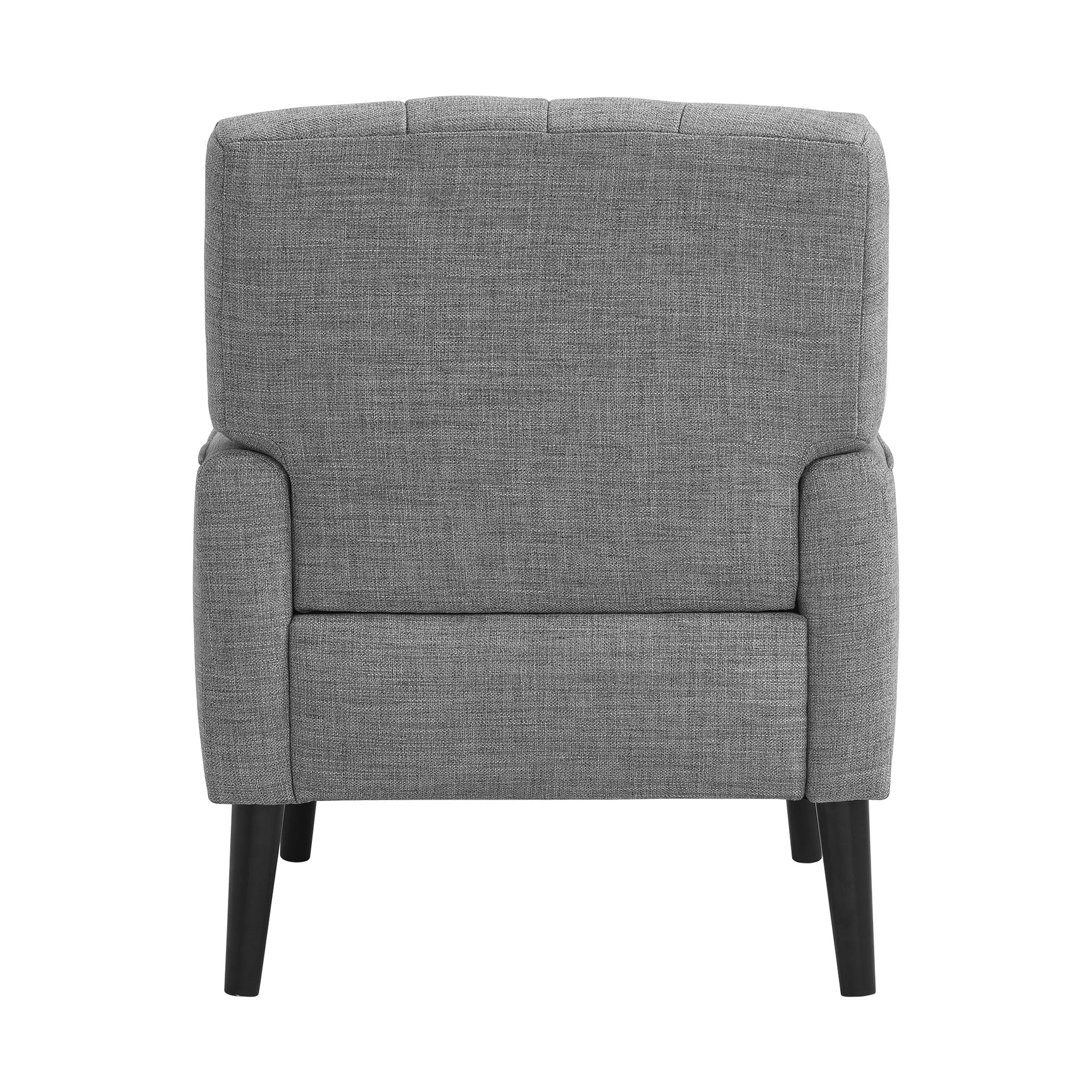 Kiwi Chair with Channel Back in Palmer Grey - Tampa Furniture Outlet