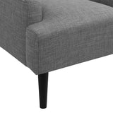 Kiwi Chair with Channel Back in Palmer Grey - Tampa Furniture Outlet