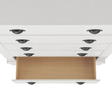 Kona 5-Drawer Chest in White - Tampa Furniture Outlet
