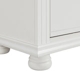 Kona 1-Drawer Nightstand in White - Tampa Furniture Outlet