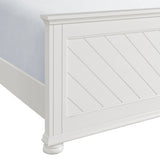 Kona King Panel Bed in White
