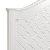 Kona King Panel Bed in White