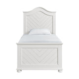 Kona Twin Panel Bed in White - Tampa Furniture Outlet