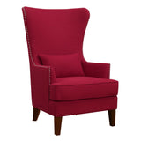 Kori 724 Chair W/Chrome Nails Heirloom Berry - Tampa Furniture Outlet