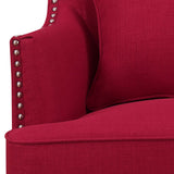 Kori 724 Chair W/Chrome Nails Heirloom Berry - Tampa Furniture Outlet