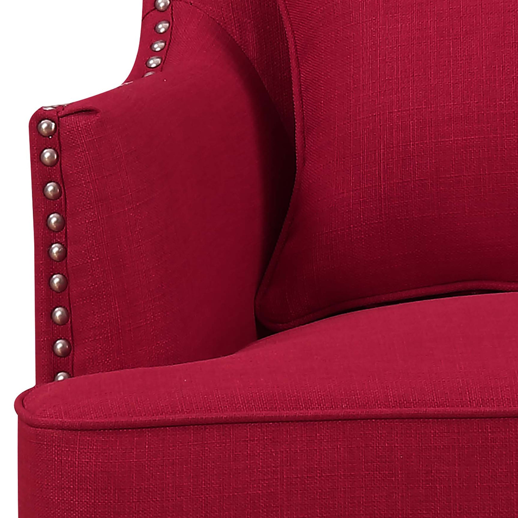 Kori 724 Chair W/Chrome Nails Heirloom Berry - Tampa Furniture Outlet