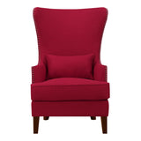 Kori 724 Chair W/Chrome Nails Heirloom Berry - Tampa Furniture Outlet