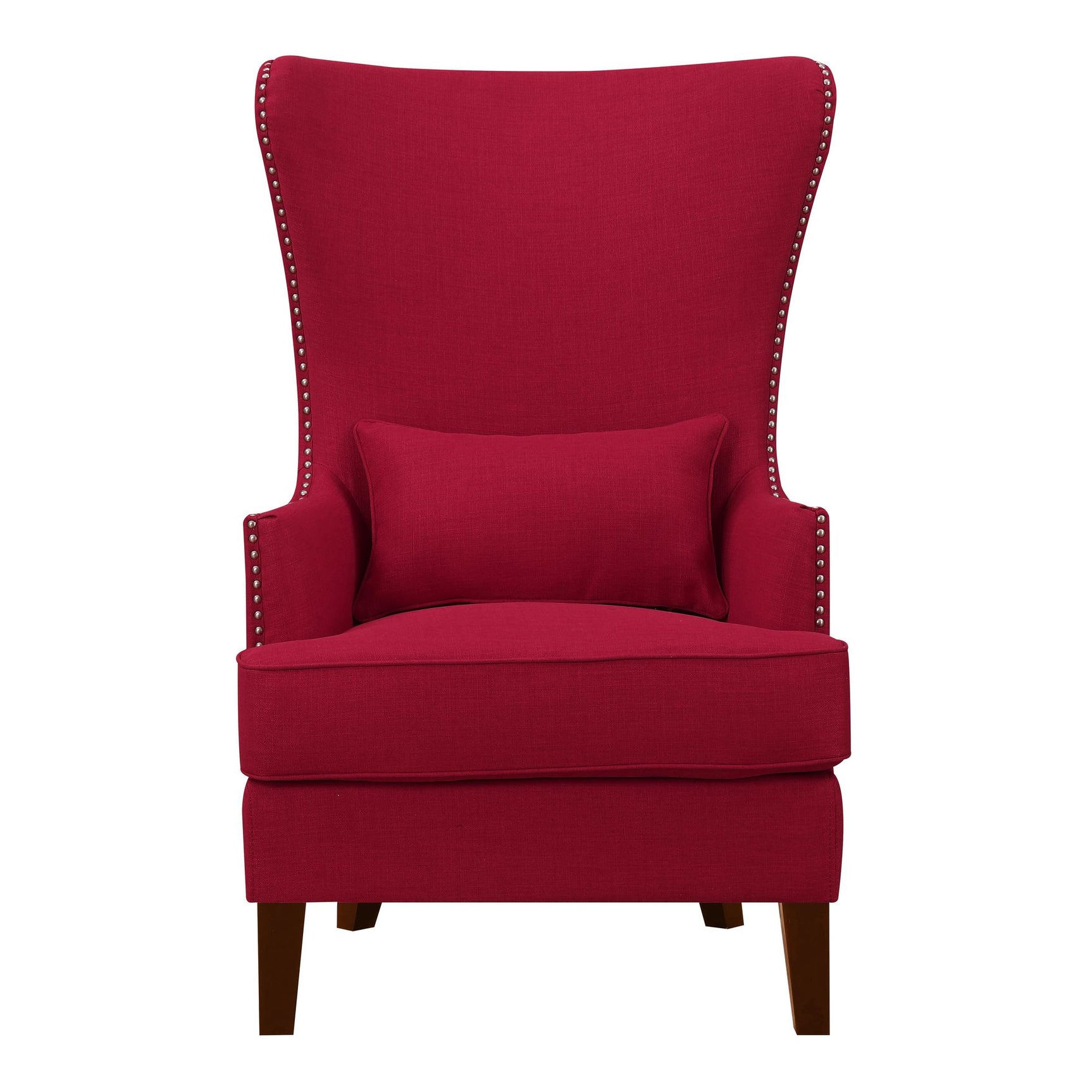 Kori 724 Chair W/Chrome Nails Heirloom Berry - Tampa Furniture Outlet