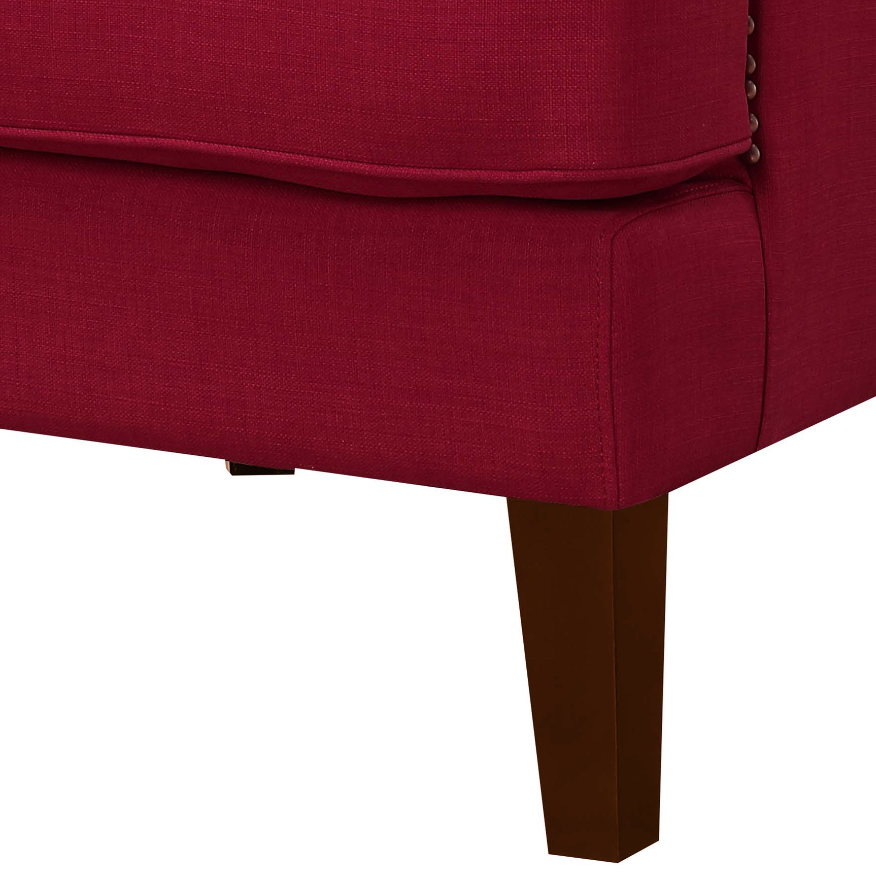 Kori 724 Chair W/Chrome Nails Heirloom Berry - Tampa Furniture Outlet