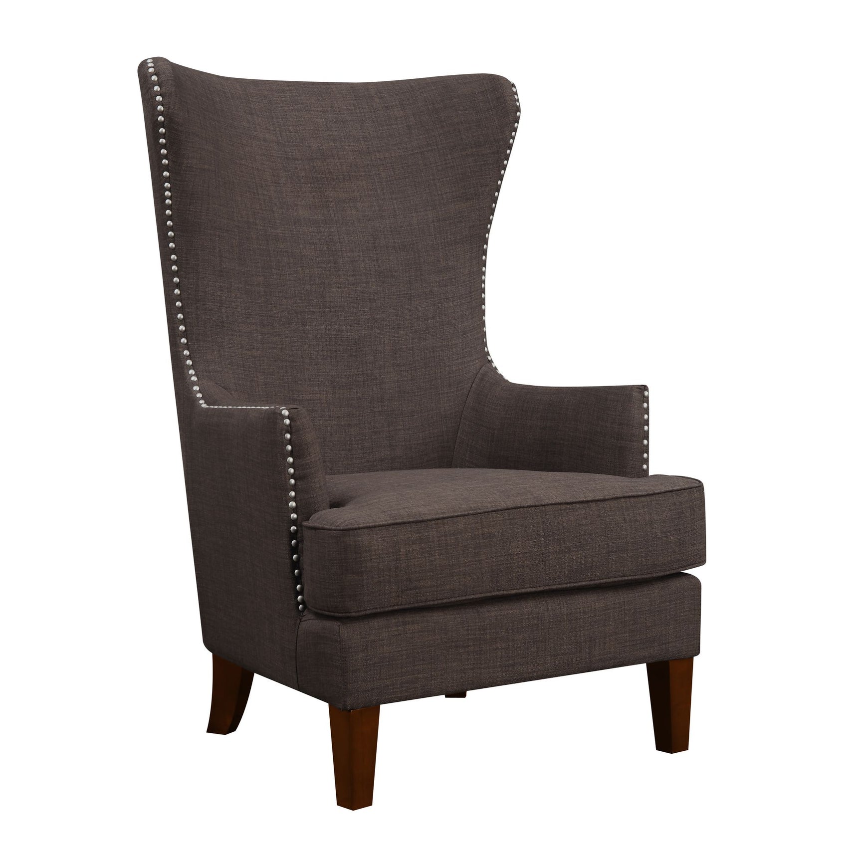 Kori 724 Chair W/Chrome Nails Heirloom Chocolate - Tampa Furniture Outlet