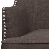 Kori 724 Chair W/Chrome Nails Heirloom Chocolate - Tampa Furniture Outlet