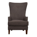 Kori 724 Chair W/Chrome Nails Heirloom Chocolate - Tampa Furniture Outlet