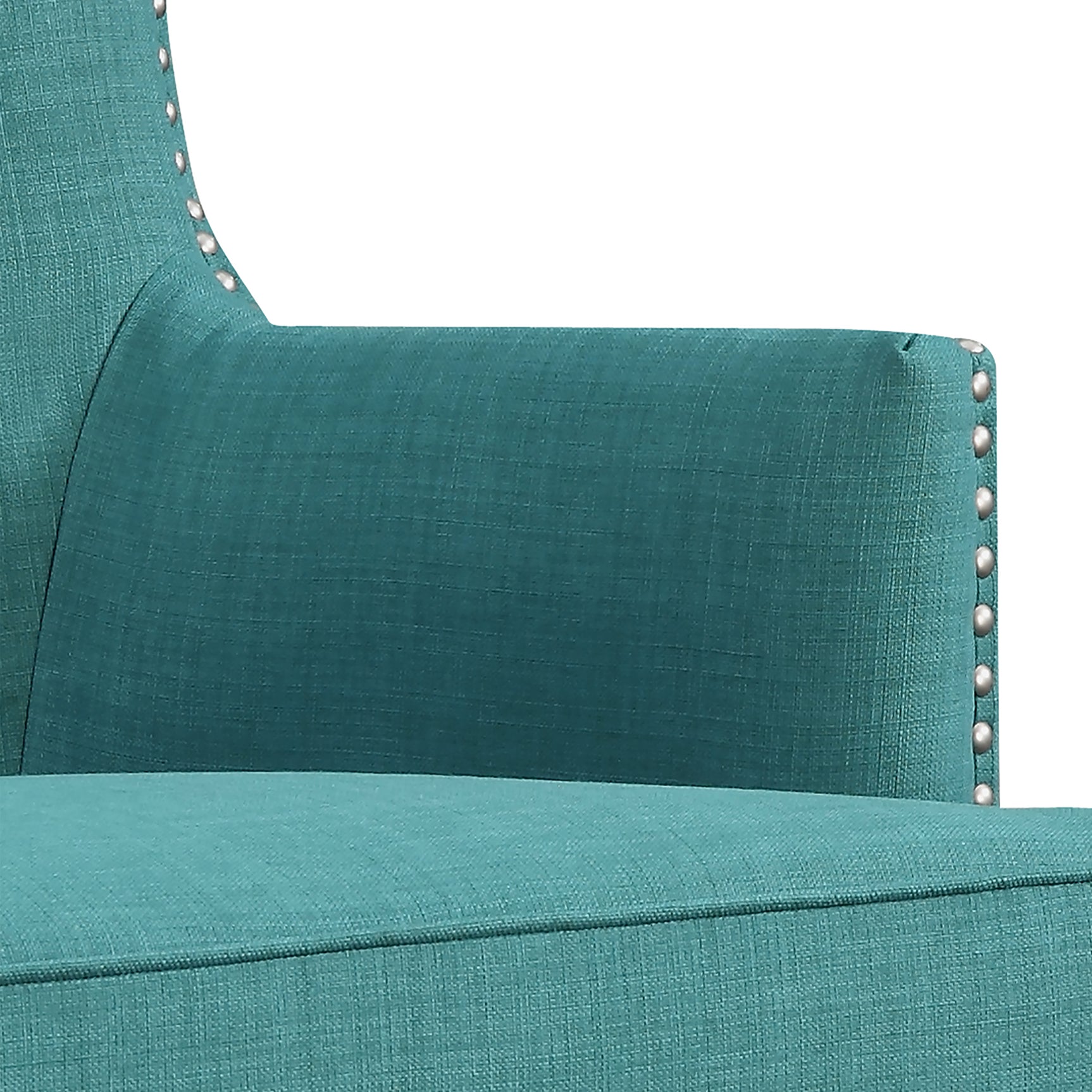 Kori 724 Chair W/Chrome Nails Heirloom Aqua/Teal (ISTA 3) - Tampa Furniture Outlet